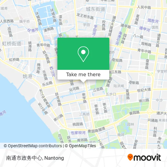 南通市政务中心 map