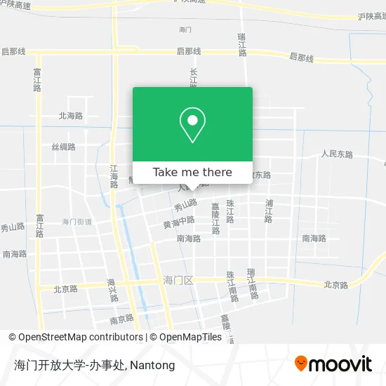 海门开放大学-办事处 map