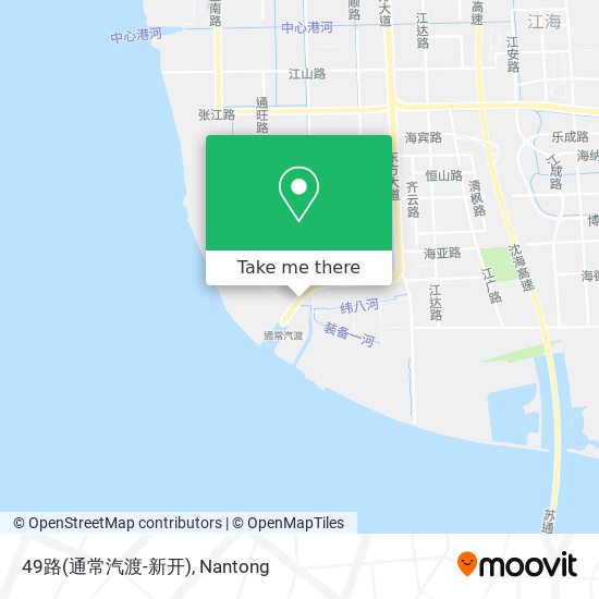 49路(通常汽渡-新开) map