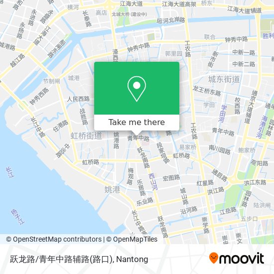 跃龙路/青年中路辅路(路口) map