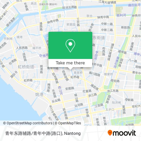 青年东路辅路/青年中路(路口) map