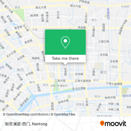 御景澜庭-西门 map