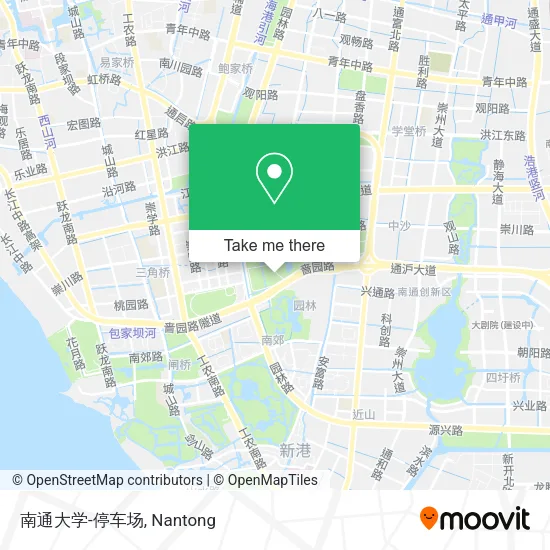 南通大学-停车场 map