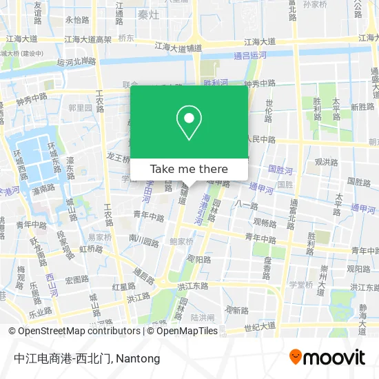 中江电商港-西北门 map