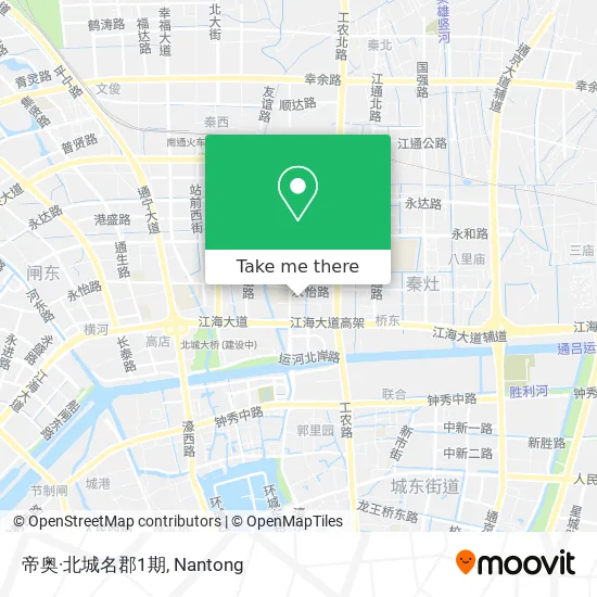 帝奥·北城名郡1期 map