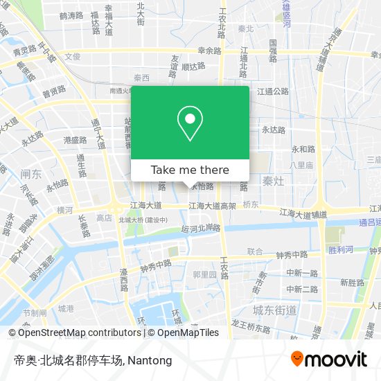 帝奥·北城名郡停车场 map