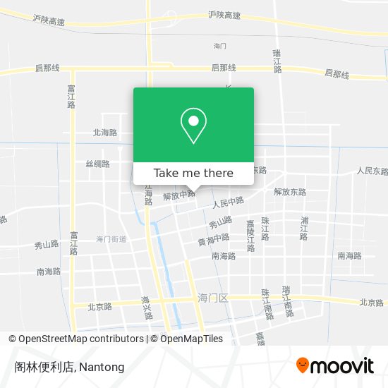 阁林便利店 map