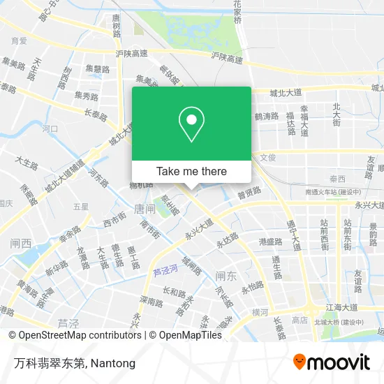 万科翡翠东第 map