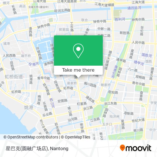 星巴克(圆融广场店) map