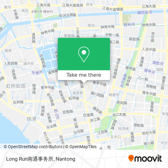 Long Run南通事务所 map
