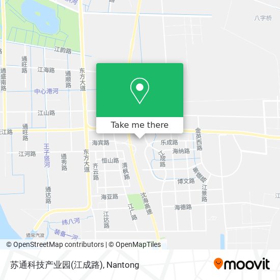 苏通科技产业园(江成路) map