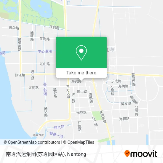 南通汽运集团(苏通园区站) map