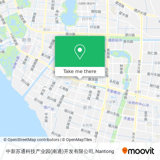 中新苏通科技产业园(南通)开发有限公司 map