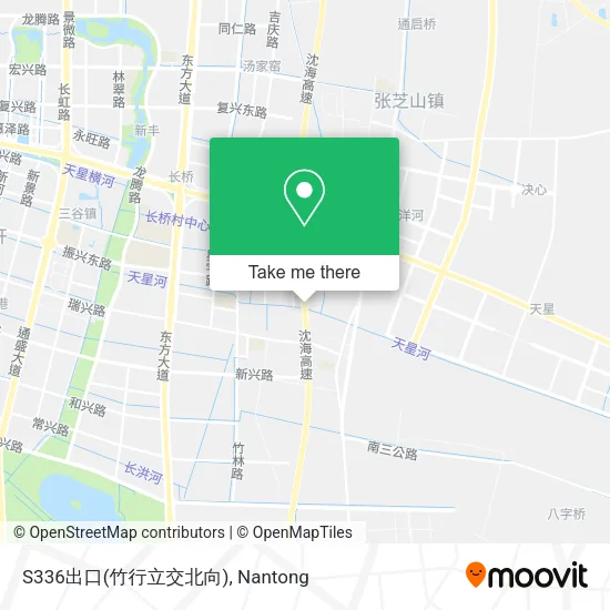 S336出口(竹行立交北向) map