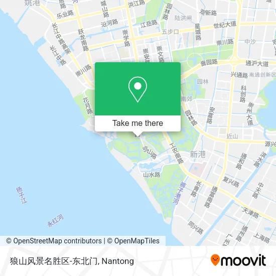 狼山风景名胜区-东北门 map