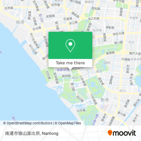 南通市狼山派出所 map