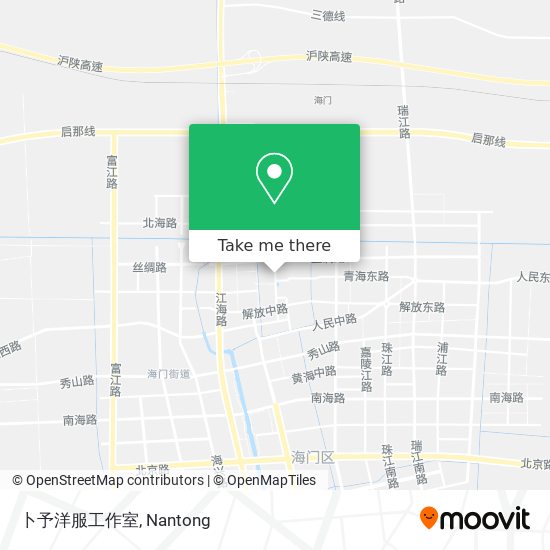 卜予洋服工作室 map
