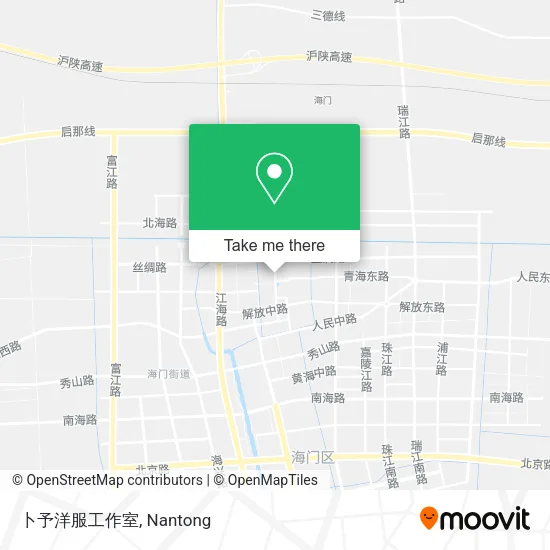 卜予洋服工作室 map
