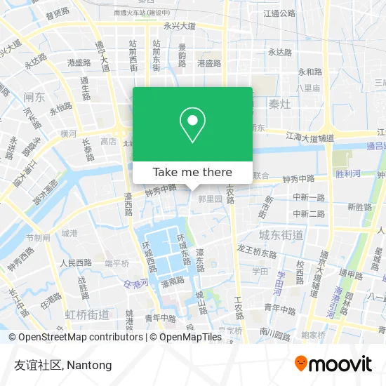 友谊社区 map