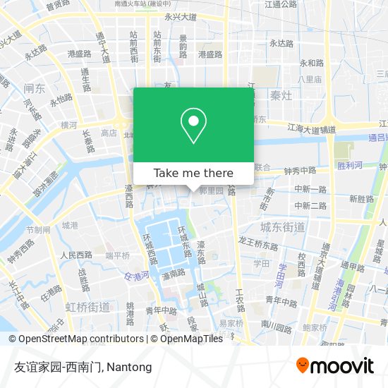 友谊家园-西南门 map