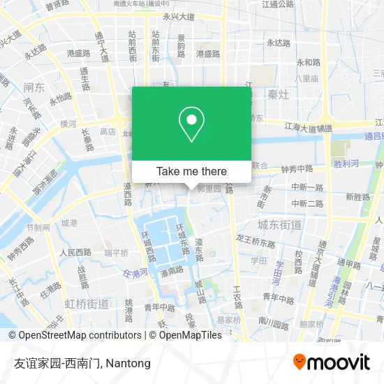 友谊家园-西南门 map