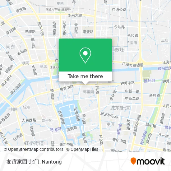 友谊家园-北门 map