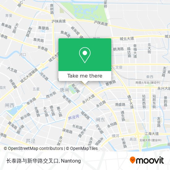 长泰路与新华路交叉口 map