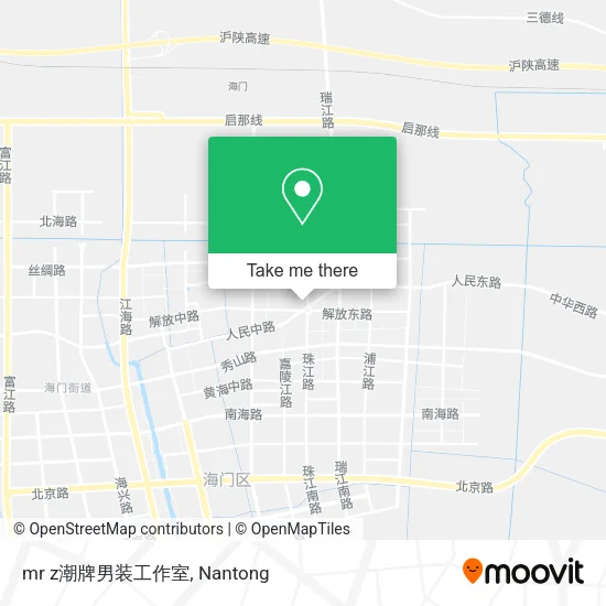 mr z潮牌男装工作室 map