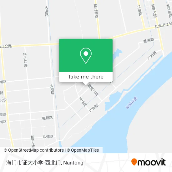 海门市证大小学-西北门 map