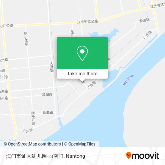 海门市证大幼儿园-西南门 map