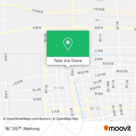 海门特产 map