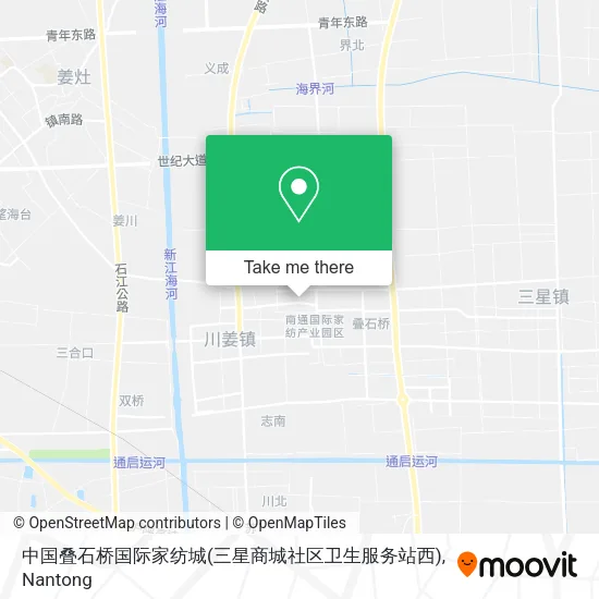 中国叠石桥国际家纺城(三星商城社区卫生服务站西) map