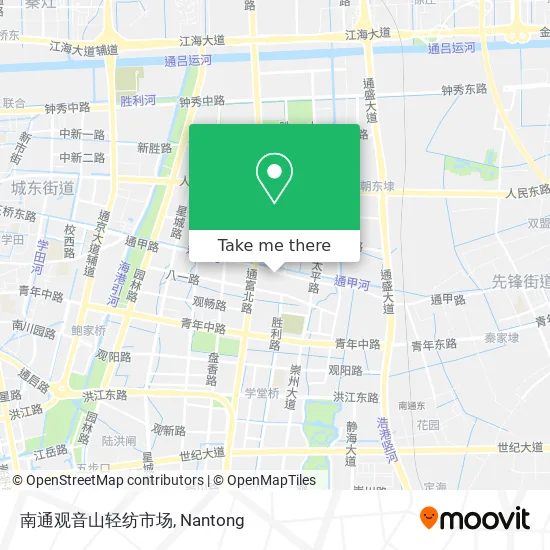 南通观音山轻纺市场 map