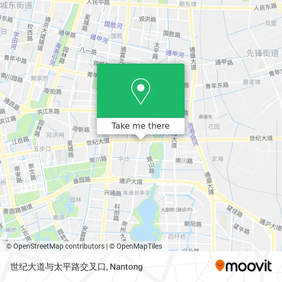 世纪大道与太平路交叉口 map