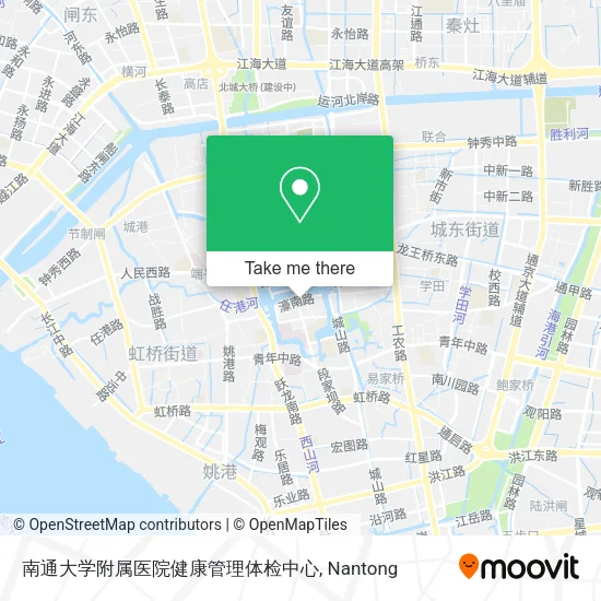 南通大学附属医院健康管理体检中心 map