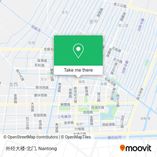 外经大楼-北门 map