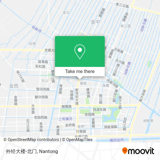 外经大楼-北门 map