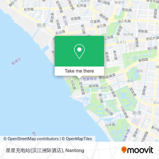 星星充电站(滨江洲际酒店) map