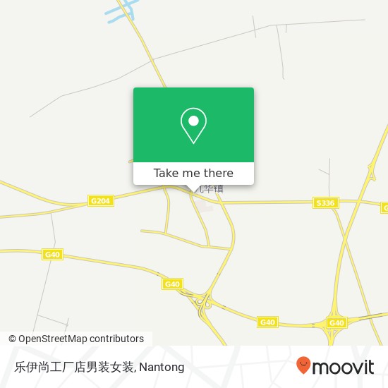 乐伊尚工厂店男装女装 map