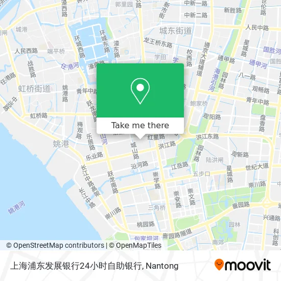 上海浦东发展银行24小时自助银行 map