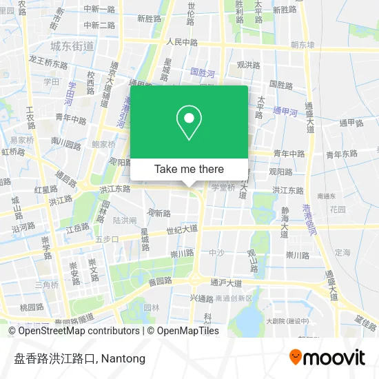 盘香路洪江路口 map