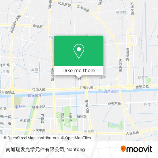 南通瑞发光学元件有限公司 map