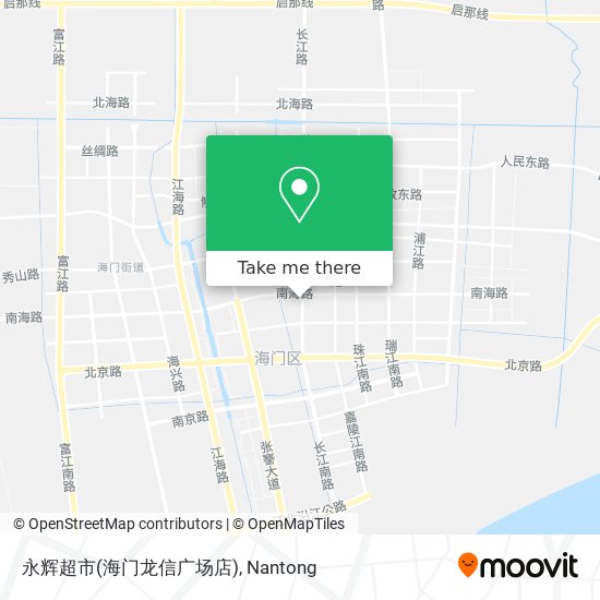 永辉超市(海门龙信广场店) map