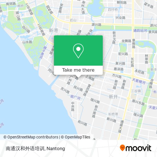 南通汉和外语培训 map