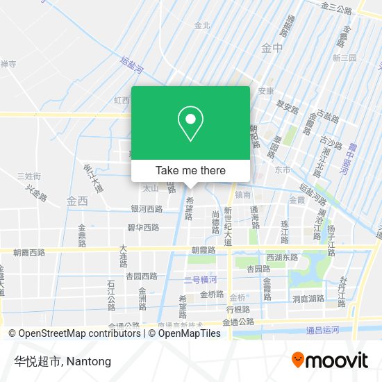 华悦超市 map