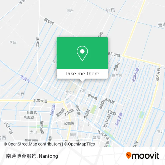 南通博金服饰 map