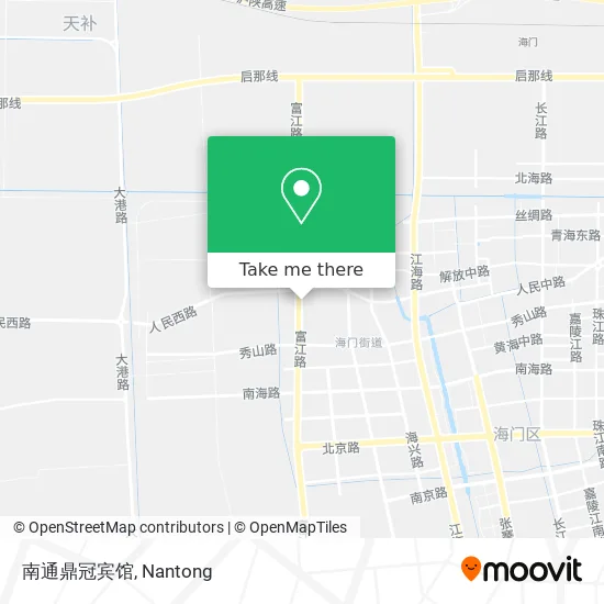 南通鼎冠宾馆 map