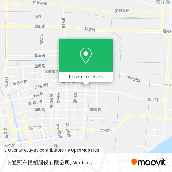 南通冠东模塑股份有限公司 map