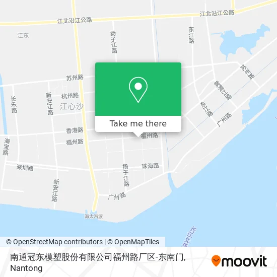 南通冠东模塑股份有限公司福州路厂区-东南门 map