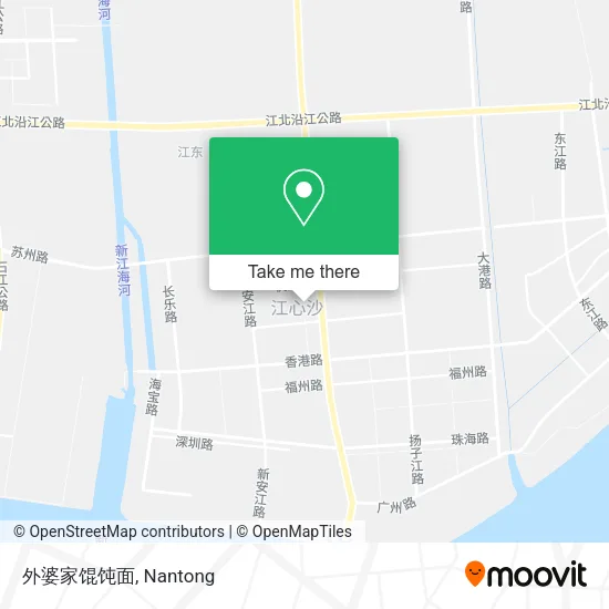 外婆家馄饨面 map